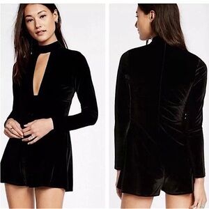 Express NWT Velvet Romper